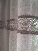 Úžitkový textil - Ľanová záclona Natural Beauty - 8242519_