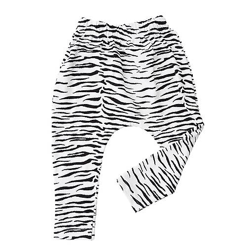 Detské oblečenie - BIO pudlové tepláky - zebra - 8247085_