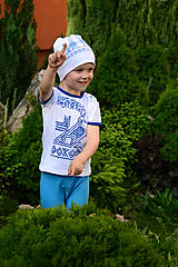 Detské oblečenie - Detské tričko s ľudovým motívom Čičmanský kohútik - 8253923_