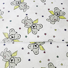 Textil - mackovia, 100 % bavlna, šírka 140 cm, cena za 0,5 m - 8259963_