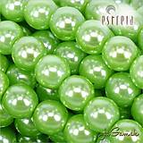 Korálky - Voskované perly - ESTRELA - zelená 13548 (č.16) - 8260067_