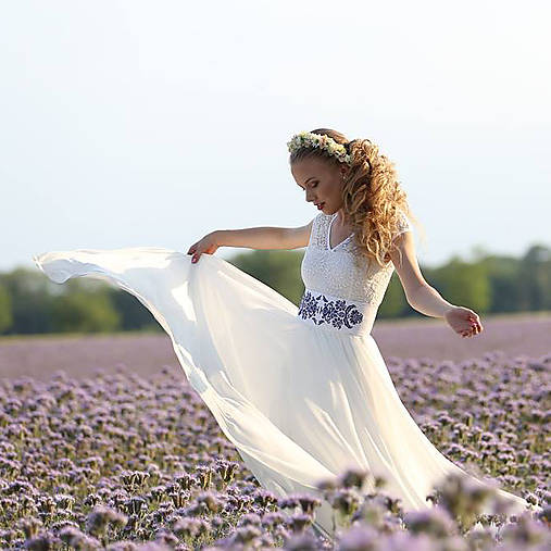  - Svadobné šaty s elastickým živôtikom a kruhovou tylovou sukňou  - 8263749_