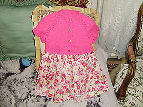 Detské oblečenie - Detské pletené šatočky - 8269576_