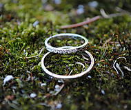 Prstene - Obrúčky s briliantmi - 8273582_