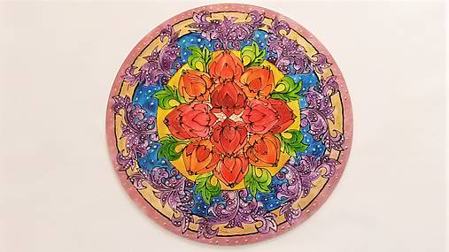 Obrazy - Čakrová mandala harmonizačná  - 8276572_