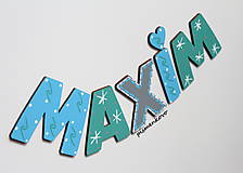 MAXIM 6 cm písmená