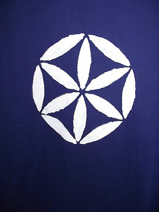 tričko modré so symbolom