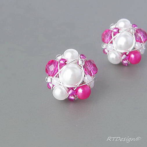 Náušnice - Náušničky SUGAR ROSE III... - 8286528_