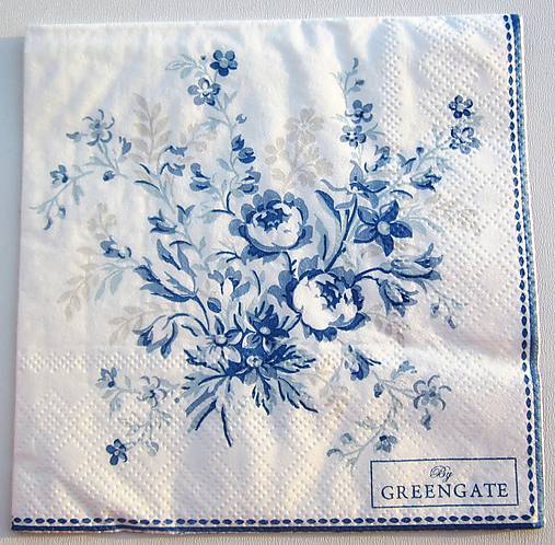 Papier - Servítka  G55b- Sadie blue - 8288281_
