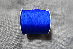 Galantéria - Nylonová šnúrka 0,5 mm kráľovská modrá - 8289763_