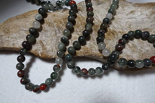 Minerály - Krveľ / Heliotrop I 8mm - 8289531_