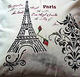 Úžitkový textil - obliečka na vankúš Paris - 8301990_