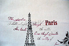 Úžitkový textil - obliečka na vankúš Paris - 8301991_