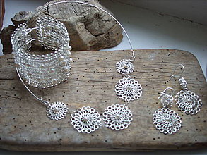 Sady šperkov - Súprava šperkov-s perlami - 8302597_