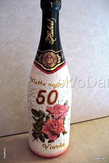 Nádoby - šampanské pre Vierku - 8302543_