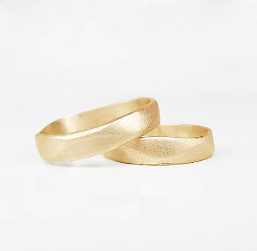 Prstene - Harlequin wedding bands - 8315602_