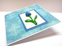 Papiernictvo - Pohľadnica ... Modrý kvet - 8314934_