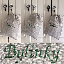 Úžitkový textil - Vrecúška na bylinky a sypaný čaj - 8314451_