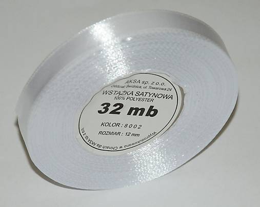 Galantéria - Stuha saténová 8002 - 6 mm / 32 m - 8320009_