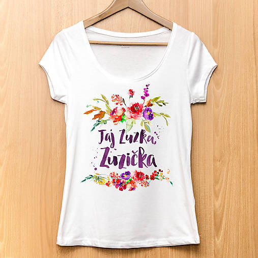 Topy, tričká, tielka - Jaj Zuzka, Zuzička - 8322239_