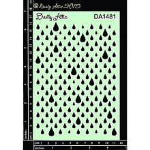Nástroje - VÝPREDAJ! Dusty Attic - Raindrops (šablóna s dažďovými kvapkami) - 8321699_