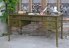 Nábytok - Písací stôl "Notte Verde" - 8325195_