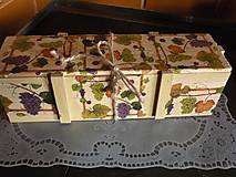 Úložné priestory & Organizácia - Originální rustikální dárková krabice na víno 3 - 8325836_