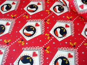 Textil - Bavlnená látka Merry Little Christmas - Birdhouse - 8337397_