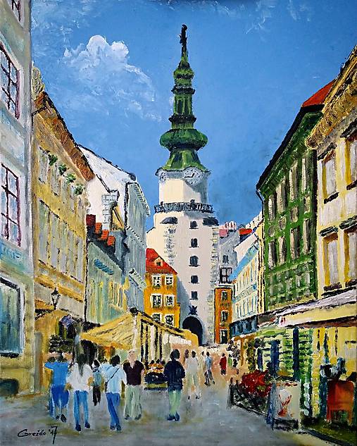 Obrazy - Michalská brána - 8348682_