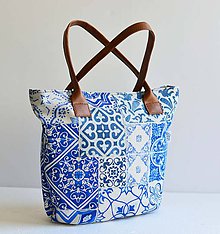 Veľké tašky - Melody (blue maroco) - 8357853_