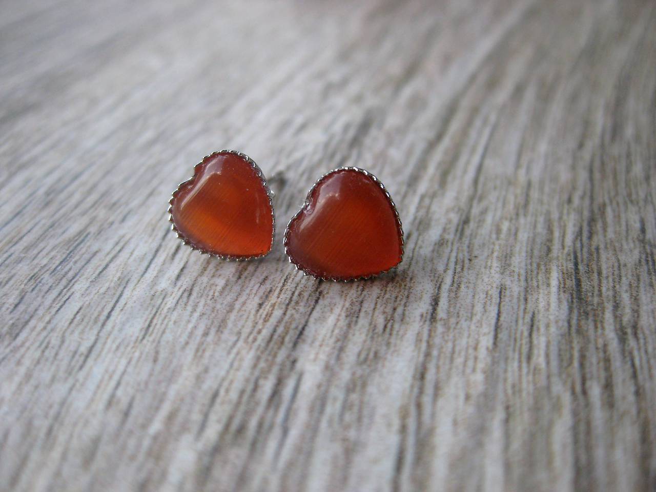 Mini srdiečka napichovačky - mačacie oko