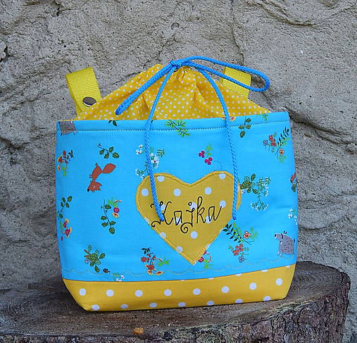 Detský textil - Košík / taška na bicykel - BikeBag Tyrkys - 8370439_