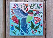  - Kolibrík- obraz na plátne - 8387402_