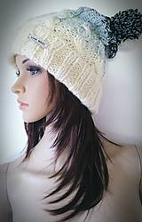 Čiapky, čelenky, klobúky - Zimná čiapka - 3 farbičky ;) - 8394106_