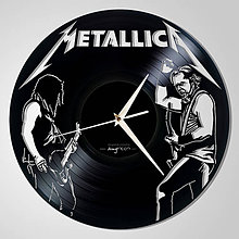 Hodiny - Metallica vol. - vinylové hodiny (vinyl clocks) - 8400078_