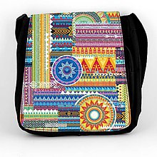 Iné tašky - Taška na plece L indiánska výšivka 02 - 8401535_