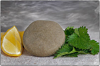 Vlasová kozmetika - Šampónový kameň - Žihľavový s citrónovou šťavou - 8403792_