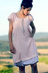 Šaty - Růžové šaty - 8402706_