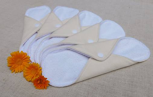 Úžitkový textil - Denná nepremokavá, biobavlna 23 cm - 8408943_