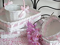 Úložné priestory & Organizácia - Svadobná súprava jemne ružová (SRDIEČKO) - 8415734_