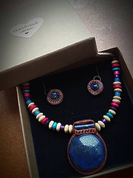 Sady šperkov - set Lapis lazuli (Lazurit) - 8412994_