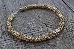 Náhrdelníky - náhrdelník zlatý nugetkový - 8418577_