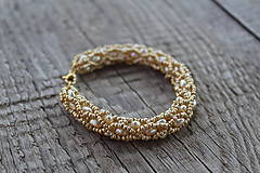 Sady šperkov - súprava zlatá - "nugetky" - 8418731_