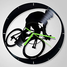 Hodiny - Bicycle / Byicykel - vinyl clocks (vinylové hodiny) - 8419193_