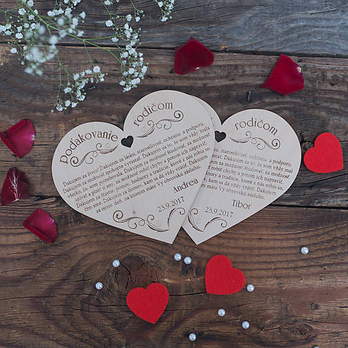 Tabuľky - Poďakovanie rodičom  - 8419261_