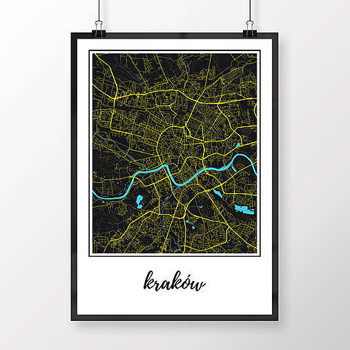 Obrazy - KRAKOV, klasický, čierny - 8419685_