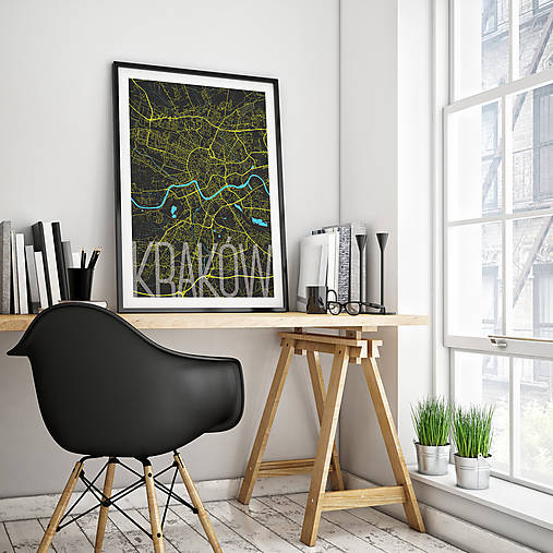 Obrazy - KRAKOV, elegantný, čierny - 8419690_