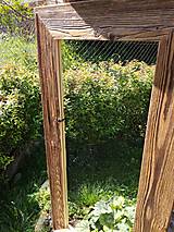 Zrkadlá - Zrkadlo so starého dreva "prirodzený vzhľad" - 8420272_