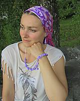 Sady šperkov - Jemný odtieň fialovej - 8421349_