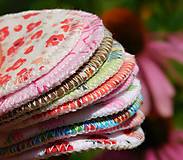 Úžitkový textil - Kozmetické odličovacie tampóny farebný mix - 8425846_